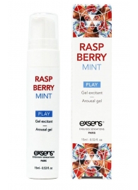 Возбуждающий гель Raspberry Mint с ароматом малины и мяты - 15 мл. - Exsens - купить с доставкой в Кургане