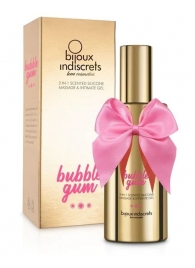 Гель с ароматом жвачки Bubblegum 2-in-1 Scented Silicone Massage And Intimate Gel - 100 мл. - Bijoux Indiscrets - купить с доставкой в Кургане