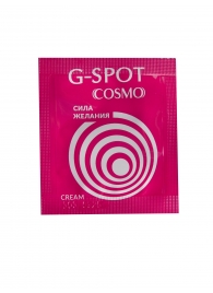 Стимулирующий интимный крем для женщин Cosmo G-spot - 2 гр. - Биоритм - купить с доставкой в Кургане