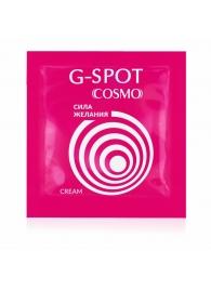 Стимулирующий интимный крем для женщин Cosmo G-spot - 2 гр. - Биоритм - купить с доставкой в Кургане