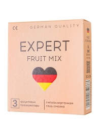 Ароматизированные презервативы EXPERT Fruit Mix - 3 шт. - Expert - купить с доставкой в Кургане