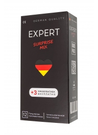 Презервативы EXPERT Surprise Mix - 12 шт.(+3 в подарок) - Expert - купить с доставкой в Кургане