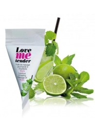 Съедобное согревающее массажное масло Love Me Tender Mojito с ароматом мохито - 10 мл. - Love to Love - купить с доставкой в Кургане
