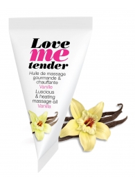 Съедобное согревающее массажное масло Love Me Tender Vanilla с ароматом ванили - 10 мл. - Love to Love - купить с доставкой в Кургане