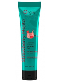 Съедобный интимный гель Orgie Lube Tube Cocktail Strawberry Mojito - 100 мл. - ORGIE - купить с доставкой в Кургане