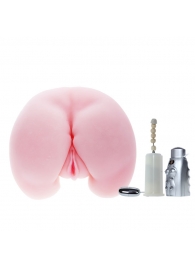 Вибрирующий мастурбатор-попка с ротацией и пультом управления - Baile - в Кургане купить с доставкой