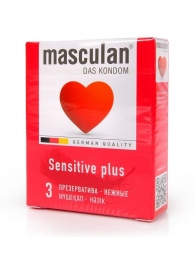 Презервативы Masculan Sensitive plus - 3 шт. - Masculan - купить с доставкой в Кургане