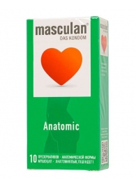 Презервативы анатомической формы Masculan Anatomic - 10 шт. - Masculan - купить с доставкой в Кургане