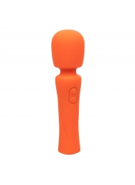 Оранжевый вибромассажер Stella Liquid Silicone Mini Massager - 14,5 см. - California Exotic Novelties