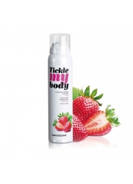 Массажная хрустящая пенка Tickle My Body Strawberry с ароматом клубники - 150 мл. - Love to Love - купить с доставкой в Кургане