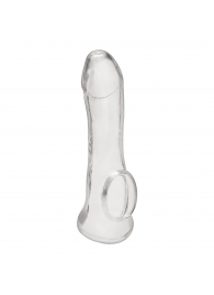 Прозрачная насадка на пенис Transparent Penis Enhancing Sleeve Extension - 15,9 см. - BlueLine - в Кургане купить с доставкой