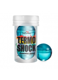 Интимный гель Termo Shock Hot Ball с разогревающе-покалывающим эффектом (2 шарика по 3 гр.) - HotFlowers - купить с доставкой в Кургане