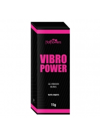 Жидкий вибратор Vibro Power со вкусом тутти-фрутти - 15 гр. - HotFlowers - купить с доставкой в Кургане