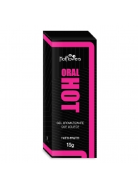 Гель для оральных ласк Oral Hot с согревающим эффектом - 15 гр. - HotFlowers - купить с доставкой в Кургане