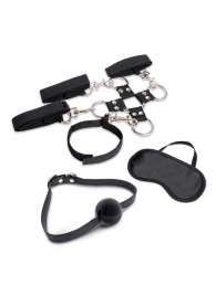 Набор для фиксации из 7 предметов Hogtie   Ball Gag Kit - Lux Fetish - купить с доставкой в Кургане