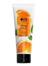 Лубрикант на водной основе OYO Aroma Gel Orange с ароматом апельсина - 75 мл. - OYO - купить с доставкой в Кургане