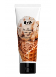 Лубрикант на водной основе OYO Aroma Gel Ice Cream с ароматом пломбира - 75 мл. - OYO - купить с доставкой в Кургане