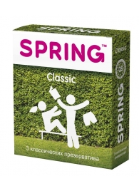 Классические презервативы SPRING CLASSIC - 3 шт. - SPRING - купить с доставкой в Кургане