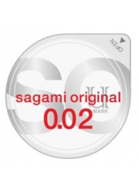 Ультратонкий презерватив Sagami Original - 1 шт. - Sagami - купить с доставкой в Кургане