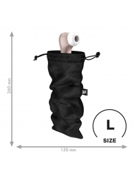 Черный мешочек для хранения игрушек Treasure Bag L - Satisfyer - купить с доставкой в Кургане