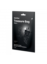 Черный мешочек для хранения игрушек Treasure Bag L - Satisfyer - купить с доставкой в Кургане