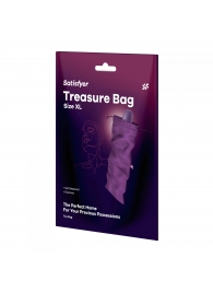 Фиолетовый мешочек для хранения игрушек Treasure Bag XL - Satisfyer - купить с доставкой в Кургане