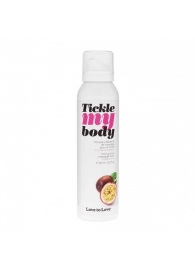 Массажная хрустящая пенка Tickle my body с ароматом маракуйи - 150 мл. - Love to Love - купить с доставкой в Кургане