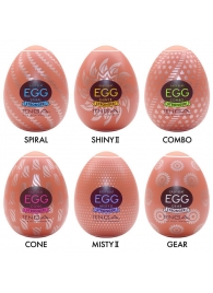 Набор из 6 мастурбаторов-яиц Tenga Egg Variety Pack V - Tenga - в Кургане купить с доставкой