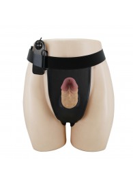 Полый вибрострапон на регулируемых трусиках Draven - 17,5 см. - Baile - купить с доставкой в Кургане