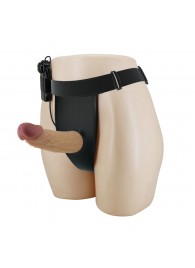 Полый вибрострапон на регулируемых трусиках Draven - 17,5 см. - Baile - купить с доставкой в Кургане