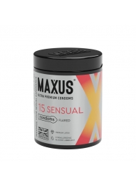 Анатомические презервативы MAXUS Sensual - 15 шт. - Maxus - купить с доставкой в Кургане