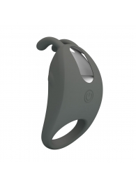 Серое эрекционное кольцо с вибрацией Master Ring - Baile - в Кургане купить с доставкой