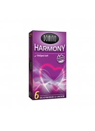 Презервативы с рёбрышками Domino Harmony - 6 шт. - Domino - купить с доставкой в Кургане