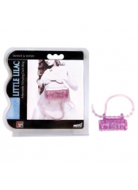 Эрекционное кольцо с вибратором LITTLE LILAC - Dream Toys - в Кургане купить с доставкой