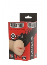 Нежный мастурбатор-ротик REALSTUFF 5INCH MASTURBATOR BJ - Dream Toys - в Кургане купить с доставкой