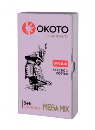 Презервативы OKOTO Mega Mix - 12 шт. - Sitabella - купить с доставкой в Кургане