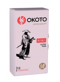 Тонкие презервативы OKOTO Ultra Thin - 12 шт. - Sitabella - купить с доставкой в Кургане