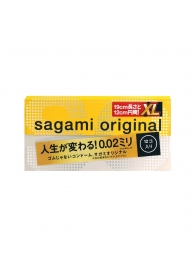 Презервативы увеличенного размера Sagami Original 0.02 XL-size - 12 шт. - Sagami - купить с доставкой в Кургане