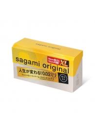 Презервативы увеличенного размера Sagami Original 0.02 XL-size - 12 шт. - Sagami - купить с доставкой в Кургане