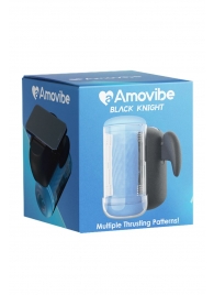 Инновационный робот-мастурбатор Black Knight с функцией пенетрации - Amovibe - в Кургане купить с доставкой