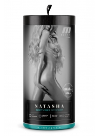 Мастурбатор-вагина с вибрацией Soft   Wet Natasha Realistic Beige Masturbator - Blush Novelties - в Кургане купить с доставкой