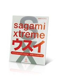 Ультратонкий презерватив Sagami Xtreme SUPERTHIN - 1 шт. - Sagami - купить с доставкой в Кургане