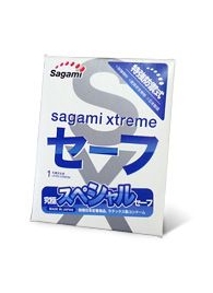 Презерватив Sagami Xtreme Ultrasafe с двойным количеством смазки - 1 шт. - Sagami - купить с доставкой в Кургане