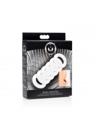 Комплект из 6 прозрачных эрекционных колец Ring Master Custom Ball Stretcher Kit - XR Brands - в Кургане купить с доставкой