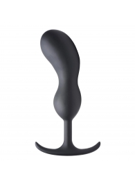 Черный массажер простаты с утяжелителями Premium Silicone Weighted Prostate Plug XL - 20,8 см. - XR Brands - в Кургане купить с доставкой