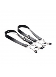 Ремни с зажимами для половых губ Spread Labia Spreader Straps with Clamps - XR Brands - купить с доставкой в Кургане