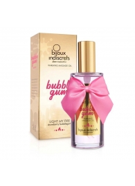 Разогревающее массажное масло Light My Fire Bubble Gum с ароматом бабл-гам - 100 мл. - Bijoux Indiscrets - купить с доставкой в Кургане