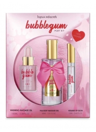 Набор средств для массажа и ласк Bubblegum Play Kit - Bijoux Indiscrets - купить с доставкой в Кургане