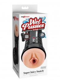 Мастурбатор-вагина в колбе Super Juicy Snatch - Pipedream - в Кургане купить с доставкой