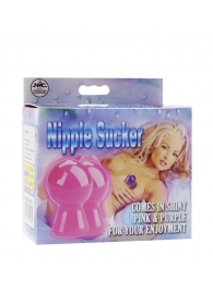 Розовые вакуумные помпы для сосков NIPPLE SUCKER PAIR IN SHINY PINK - NMC